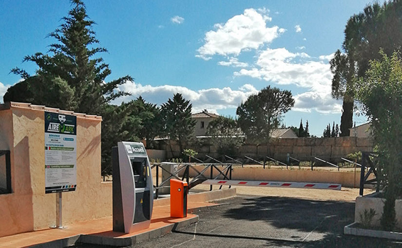 Une nouvelle aire de camping car à quelques minutes du Pont du Gard