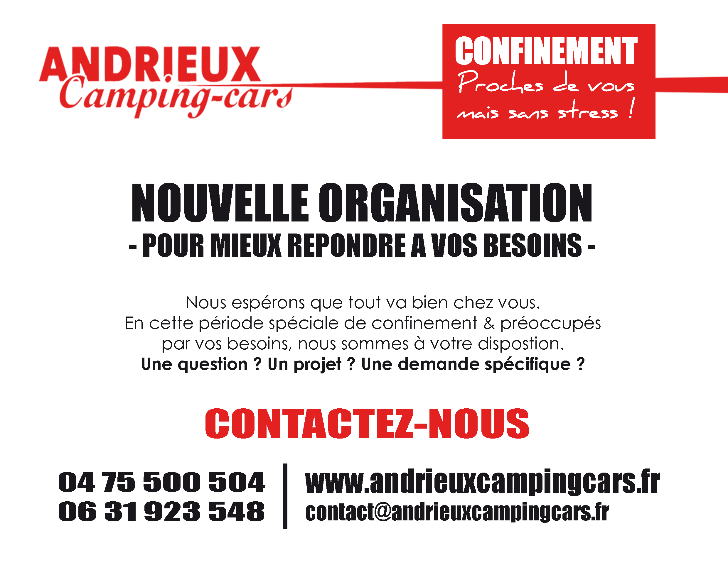 Covid-19 | Nouvelle Organisation